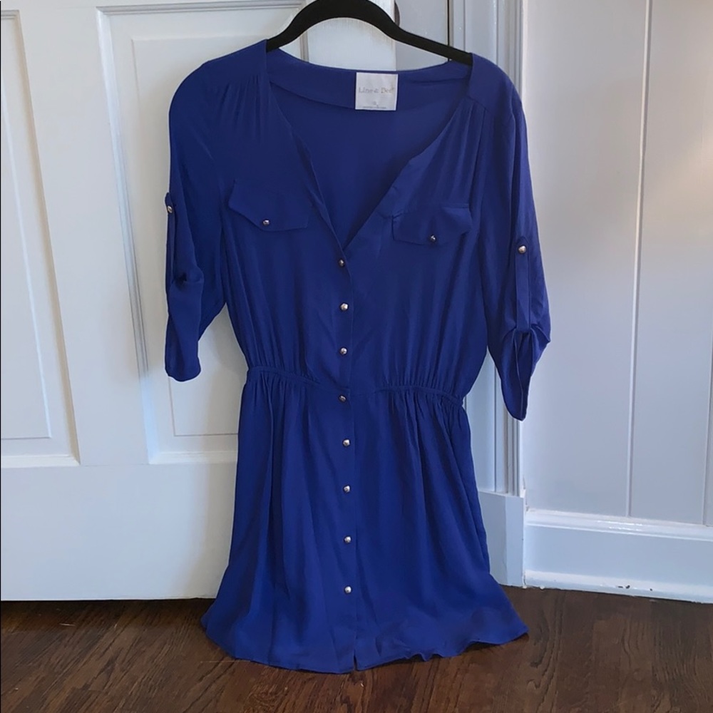 Dark blue dress